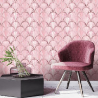Motif de luxe rose Gold Art Déco
