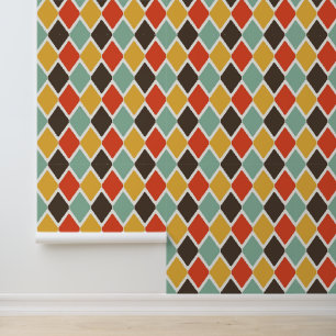Papier Peint Motif de mode tribal ikat moderne