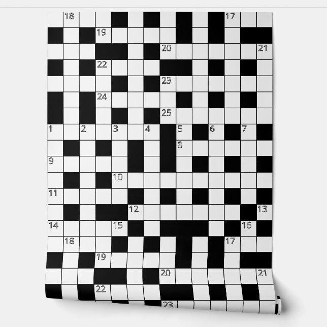 Papier Peint Motif de mot de passe noir rétro (Déroulement)