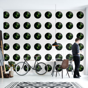 Papier Peint Motif de pelouse en marbre vert,