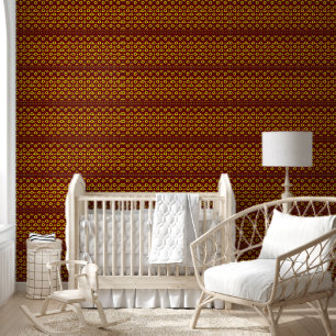 Papier Peint Motif de tournesol rustique contemporain