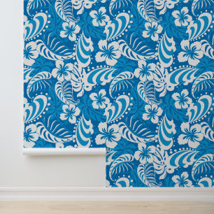 Papier Peint Motif d'Hibiscus tropical