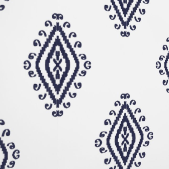 Papier Peint Motif d'impression géométrique moderne bleu et bla (Couture)