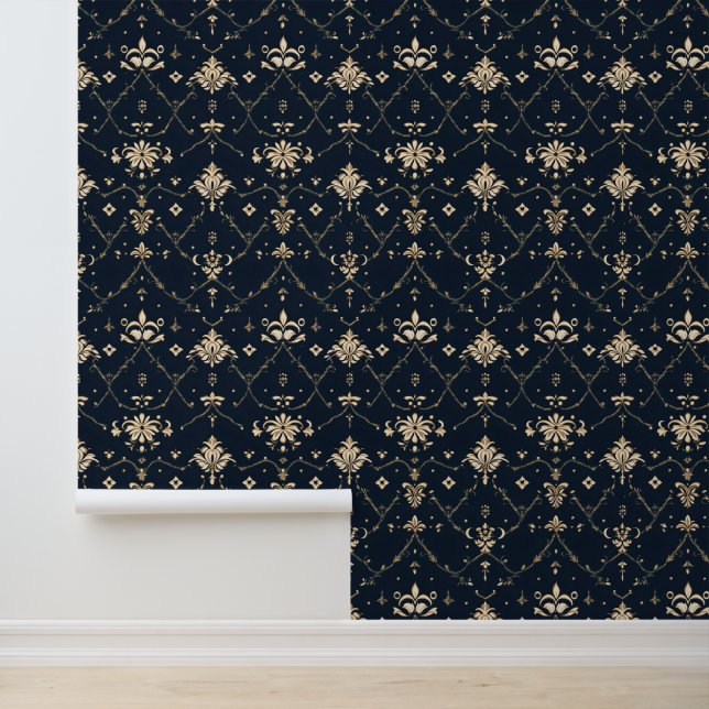 Papier Peint Motif d'or classique (Application)