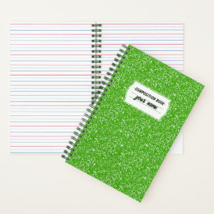 Papier peint Motif du Carnet de composition verte
