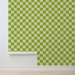 Papier Peint Motif en damier esthétique rétro Vert Blanc<br><div class="desc">Retro Aesthétique Motif Vert Fond d'écran blanc</div>