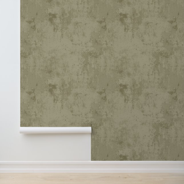 Papier peint motif éponge vert moyen (Application)