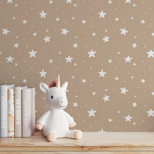 Papier Peint Motif étoilé Chambre pour enfants Bohème rêveuse B