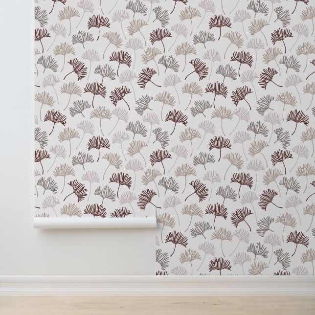 Papier Peint Motif feuille (Application)