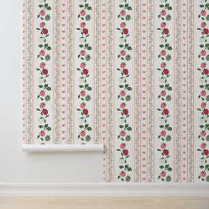 Papier Peint Motif fraise de jardin de campagne