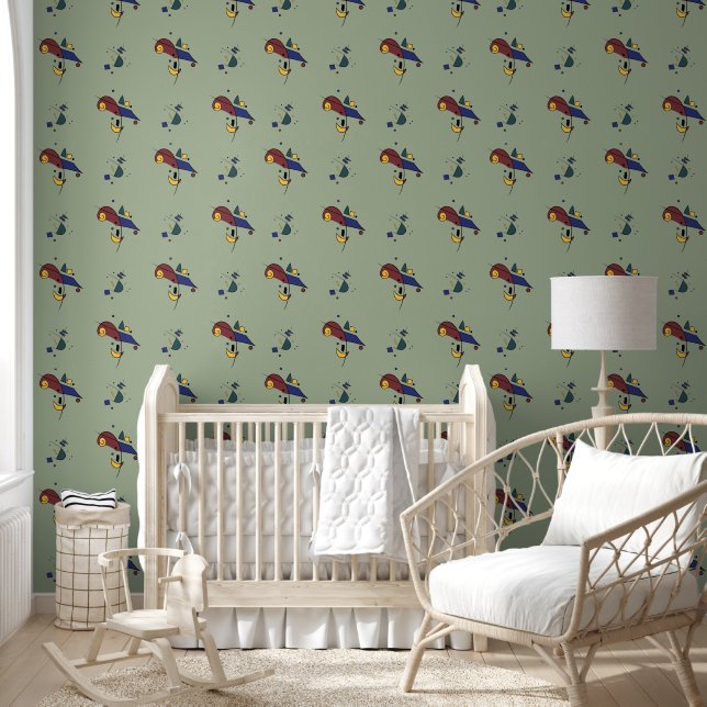 Papier Peint Motif Géométrique Abstrait (Enfants)