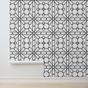 Papier Peint Motif Géométrique Islamique Luxe Moderne Arabe