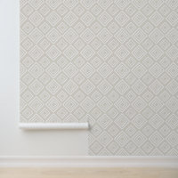 Motif géométrique minimaliste blanc désactivé