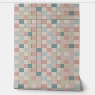 Papier Peint Motif géométrique Pastel aux teintes douces