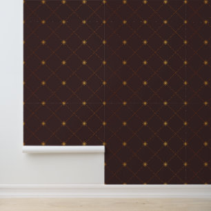 Papier Peint Motif Gold Diamond