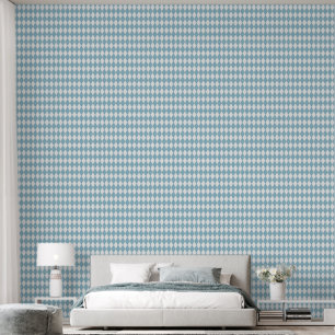 Papier Peint Motif Harlequin Bleu Clair