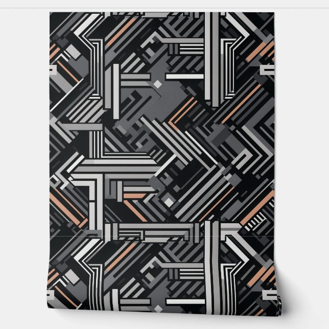 Papier Peint Motif industriel (Déroulement)