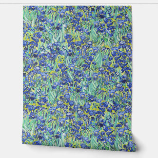 Papier Peint Motif Iris Bleus de Van Gogh