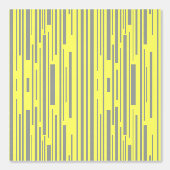 Papier Peint Motif moderne gris et jaune rayures (Recto)