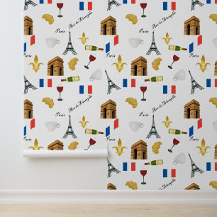 Papier Peint Motif parisien