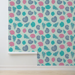 Papier Peint Motif Pastel Seashell 1