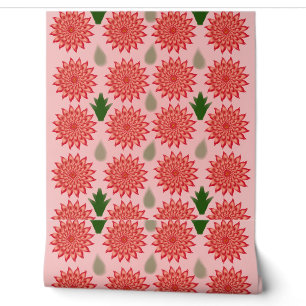 Papier Peint Motif personnalisé de fleurs printanières pour la