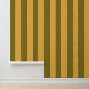 Papier Peint Motif rayé Dijon et Zeste
