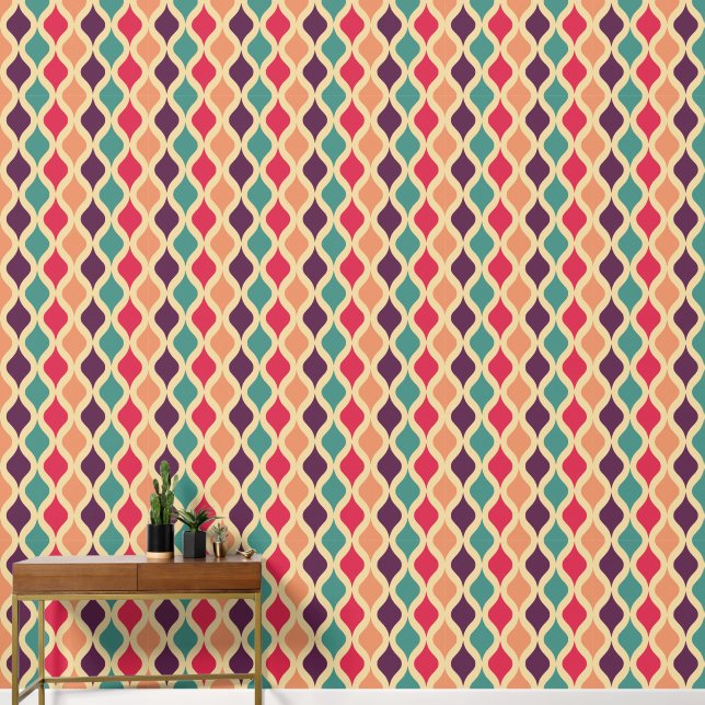 Papier Peint Motif rétro (Couloir)