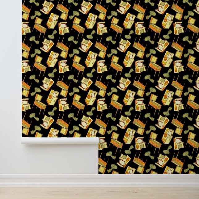 Papier Peint Motif Retro Games (Application)