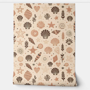 Papier Peint Motif Seashell
