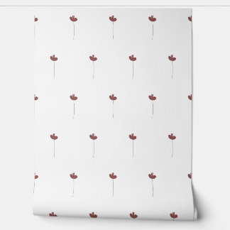 Papier Peint motif simple botanique sans couture avec des fleur