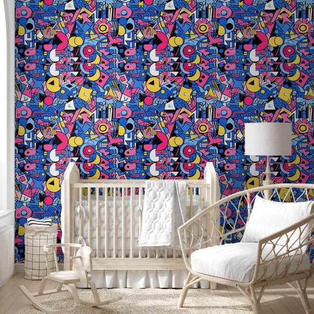 Papier peint motif style Graffiti (Enfants)