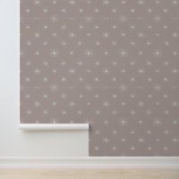 Motif subtil Starburst sur Taupe