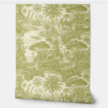 Motif Toile de Jungle Scénique Tropical Botanique