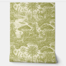 Motif Toile de Jungle Scénique Tropical Botanique