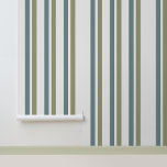Papier Peint Motif vintage Retro Green Stripes<br><div class="desc">Papier peint Motif vintage Retro Green Stripes.</div>