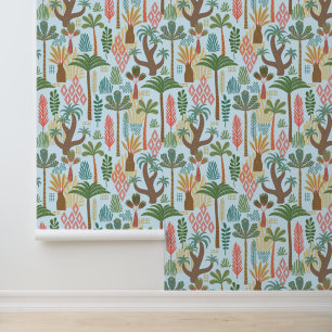 Papier Peint Motifs tropicaux ethniques sans couture