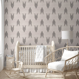 Papier Peint Mudcloth africain beige moderne tendance