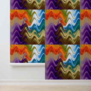 Papier Peint Multicolor Abstrait