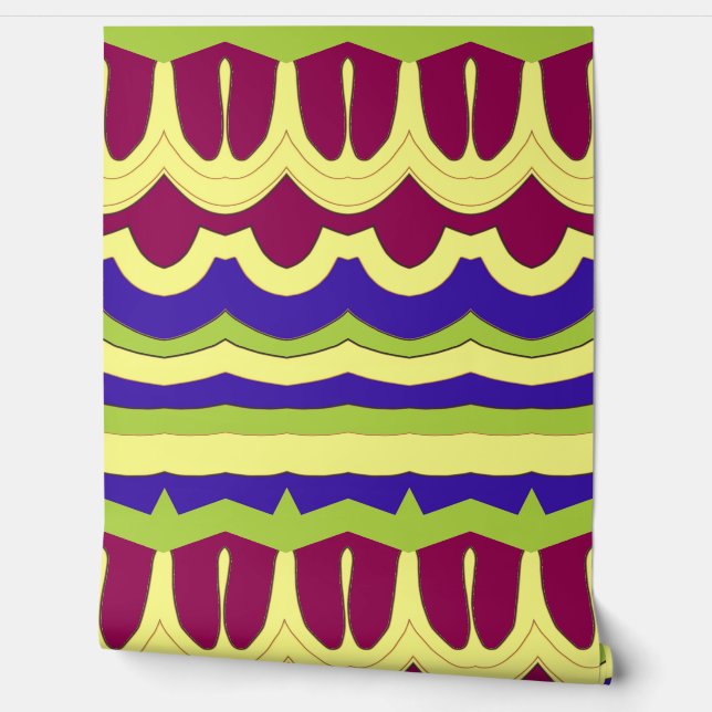 Papier peint multicolore vibrant "Ratti_Creative_A (Déroulement)