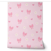 Papier Peint Mural Floral Coquette (Déroulement)