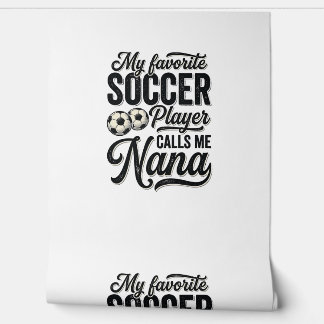 Papier Peint Nana de foot Vintage Gravure Famille Joueur Chemis