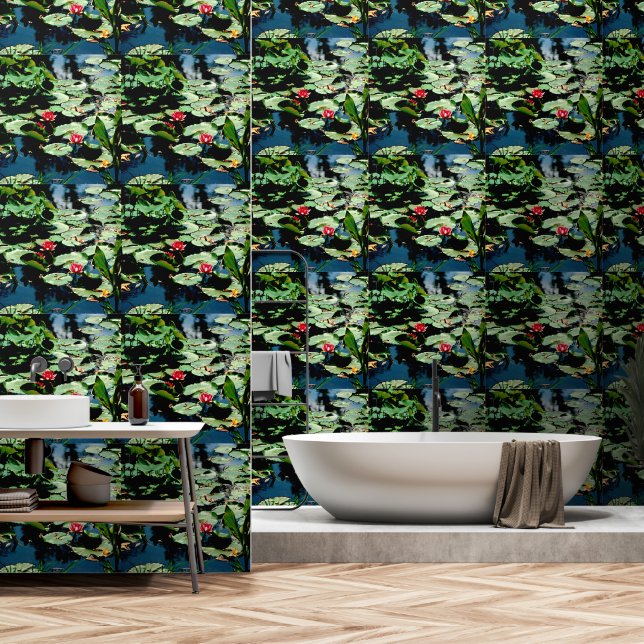 Papier Peint Nappes D'Eau (Salle de bain)