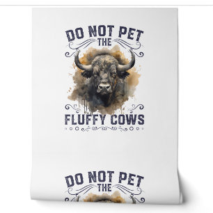 Papier Peint Ne Pas Animer Les Vaches Fluffantes Bison Yellowst
