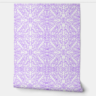 Papier Peint Nébuleuse Mystique Lilas