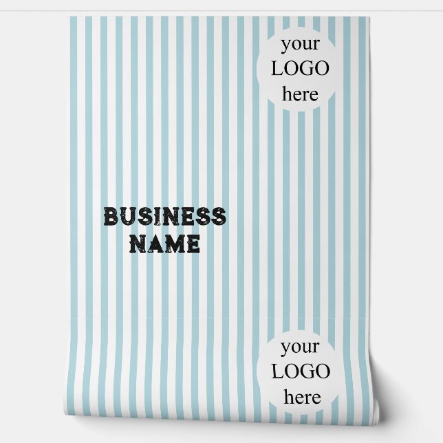 Papier Peint Nom et logo de l'entreprise  (Déroulement)
