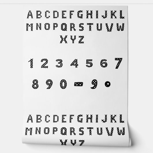 Papier Peint Nombre de crises | Chiffres noirs en gras (Déroulement)