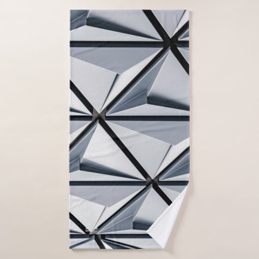 Papier peint numérique gris et noir (Serviette de bain)