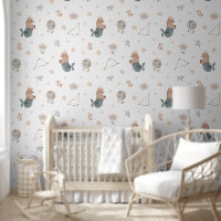 Nursery Capricorne Zodiaque Aquarelle