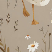 Papier Peint Nursery Taupe Oie Bébé (Couture)